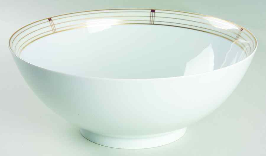 Balmoral 11" Large Salad Serving Bowl by Philippe Deshoulieres-1