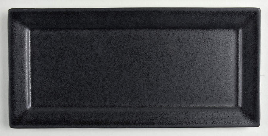 Spirit Reglisse 10" Rectangular Plate by Philippe Deshoulieres-1