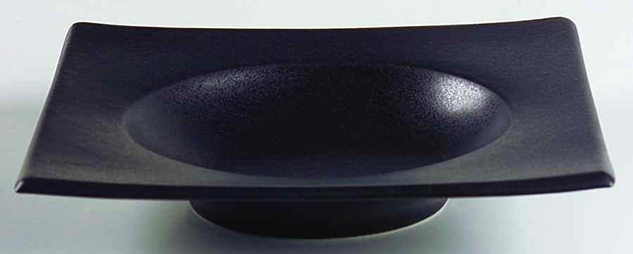 Spirit Reglisse 7" Square Gourmet Plate by Philippe Deshoulieres-1