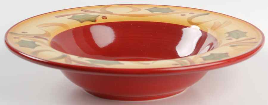 Crimson Berries Soup/Cereal Bowl by Demdaco-1