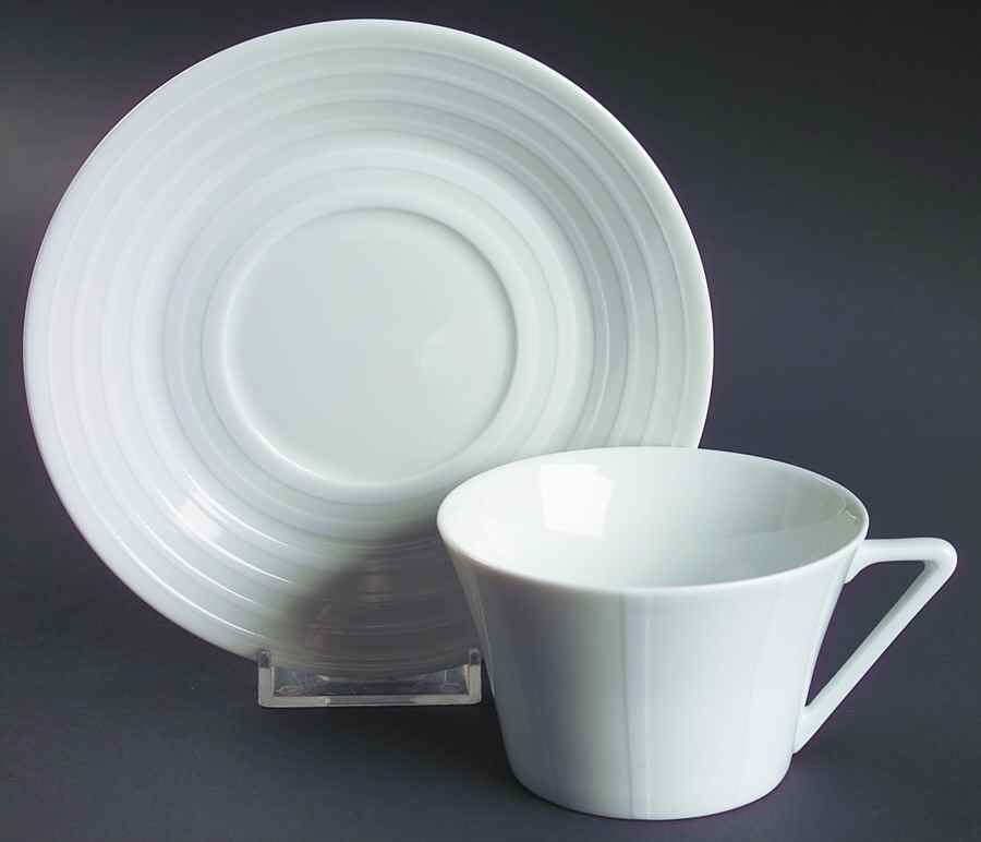 Galaxy Flat Cup & Saucer Set by Philippe Deshoulieres-1