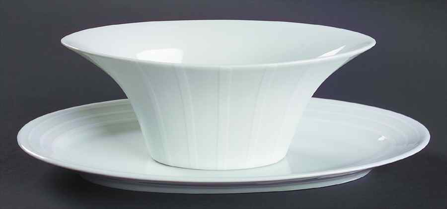 Galaxy Gravy Boat & Underplate/Relish by Philippe Deshoulieres-1