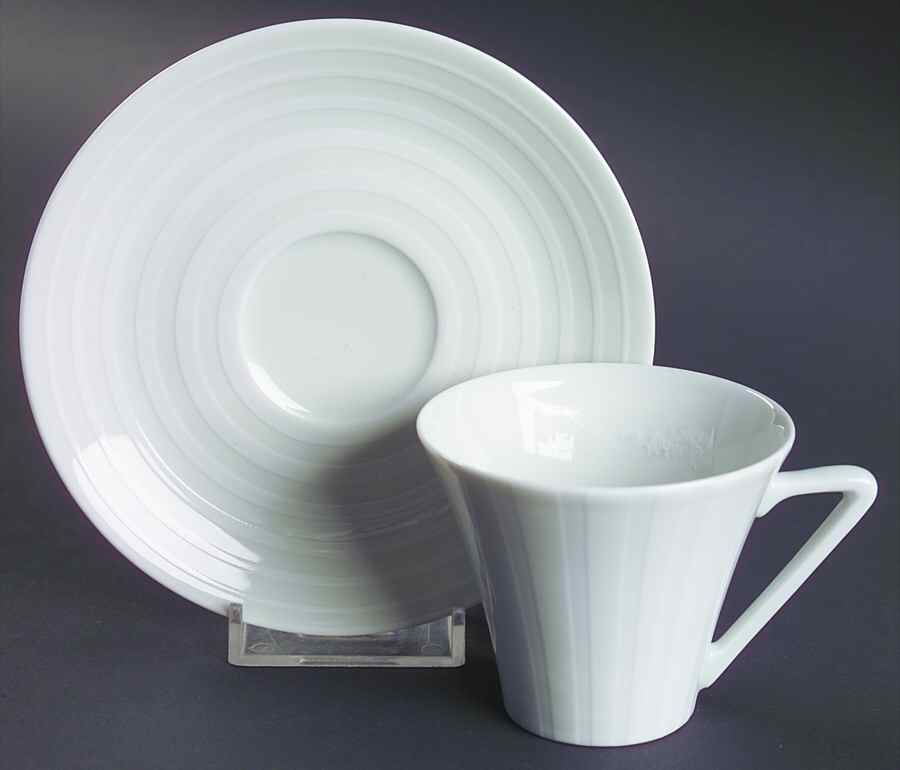 Galaxy Flat Demitasse Cup & Saucer Set by Philippe Deshoulieres-1