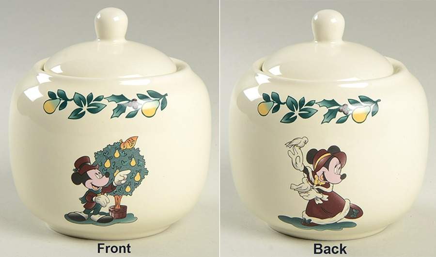 Twelve Days of Christmas Sugar Bowl & Lid by Disney-1