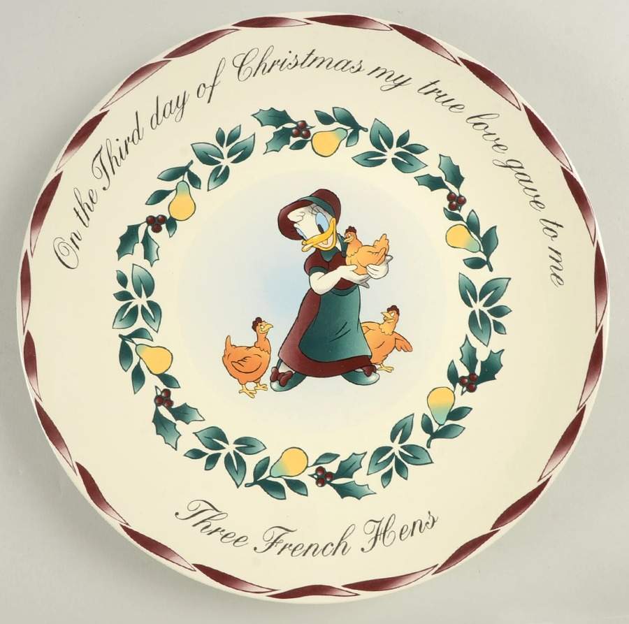 Twelve Days of Christmas Dinner Plate by Disney-1