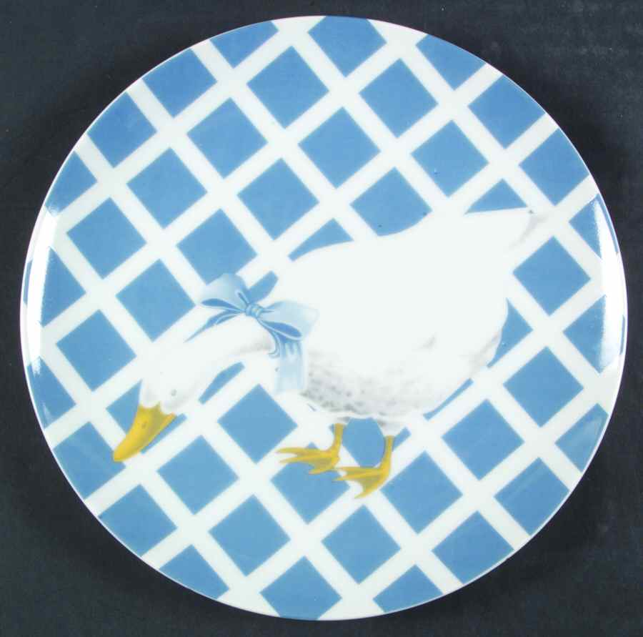 Trellage (Blue) Salad Plate by Department 56-1