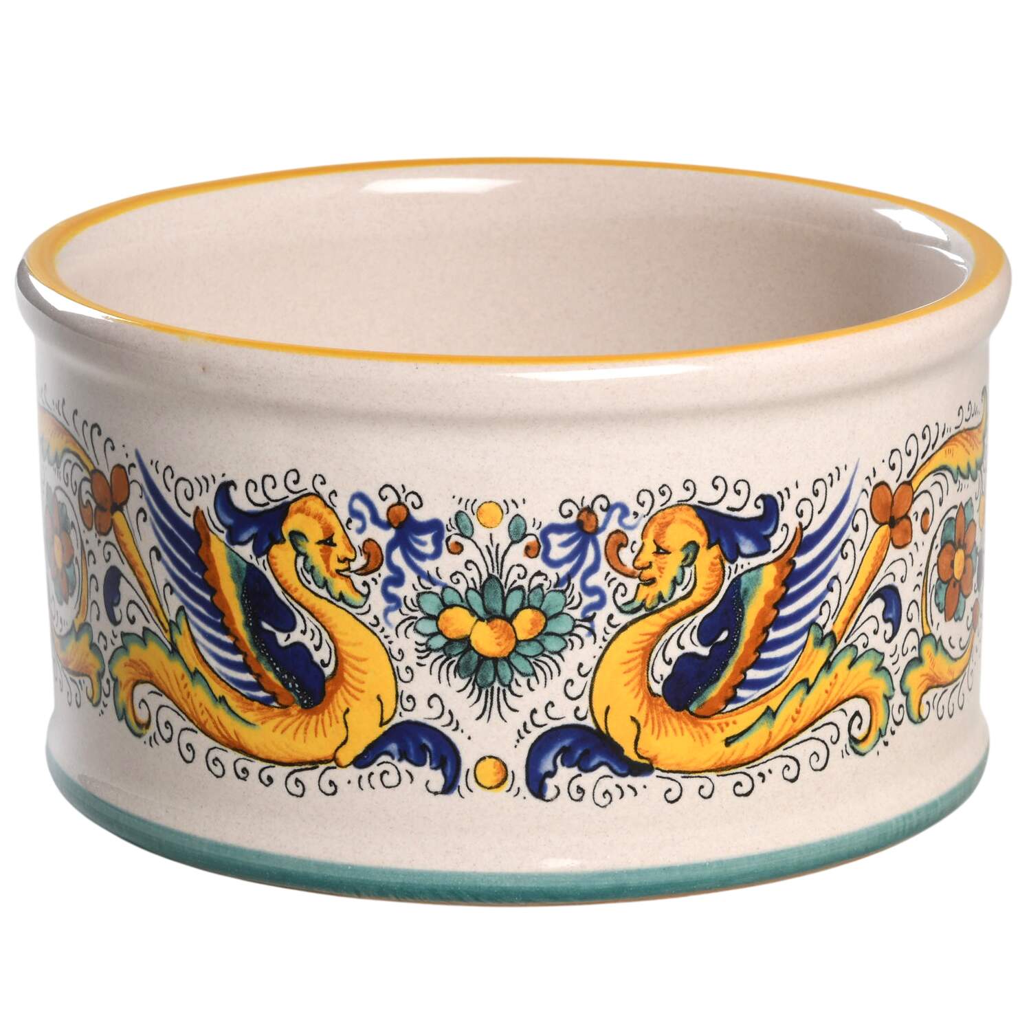 DER49 1.5 Quart Round Casserole No Lid by Deruta (Italy)-1