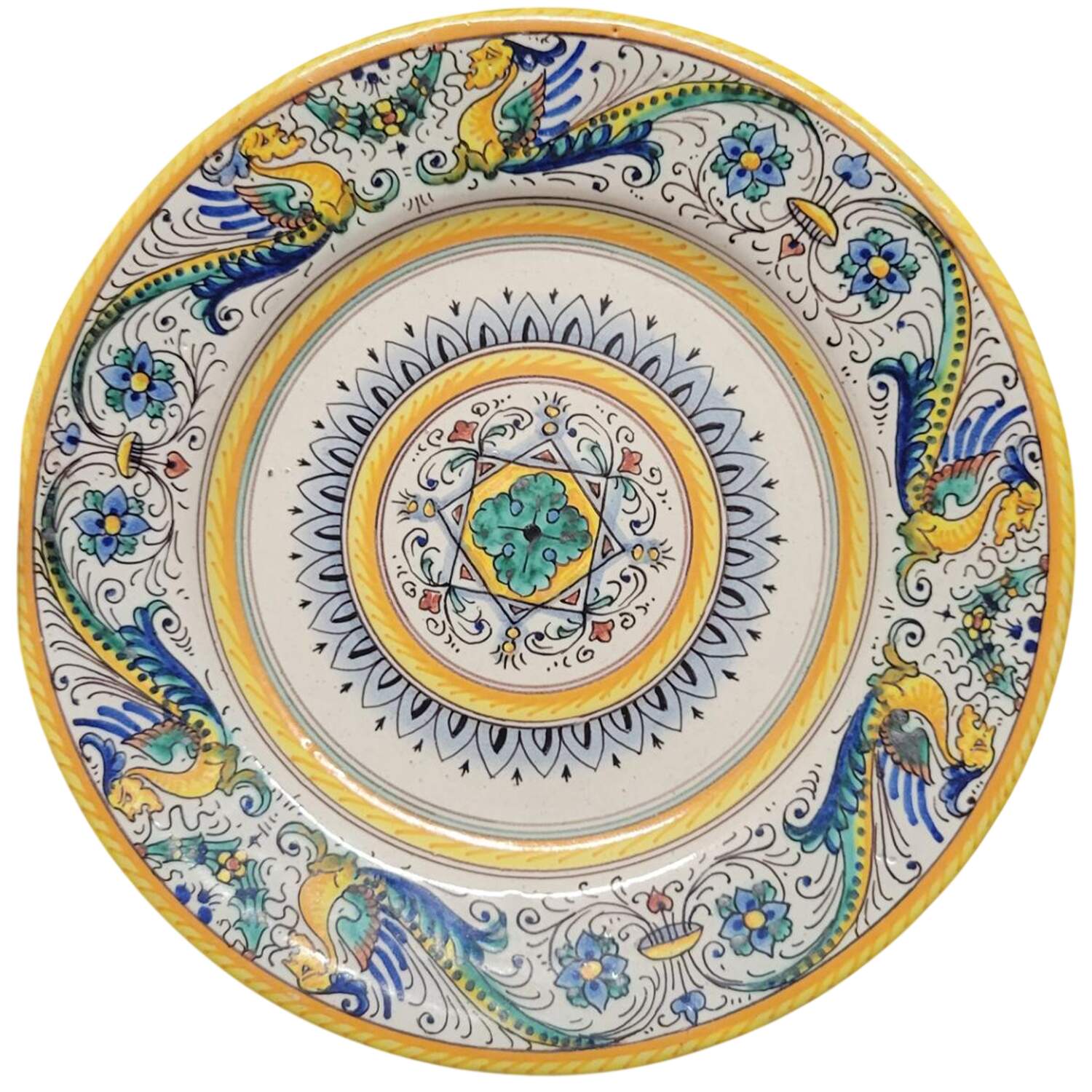 DER49 Salad Plate by Deruta (Italy)-1