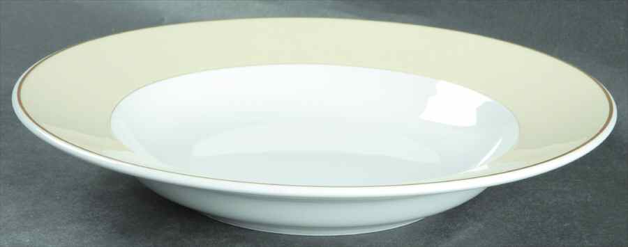 Ecume Ivoire Rim Soup Bowl by Philippe Deshoulieres-1
