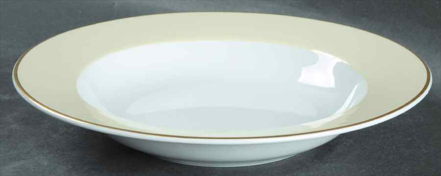 Ecume Ivoire Rim Soup Bowl by Philippe Deshoulieres-1