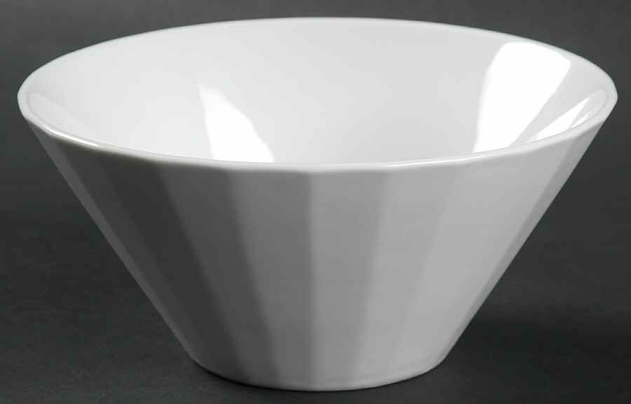 Metria White Fruit/Dessert (Sauce) Bowl by Dansk-1