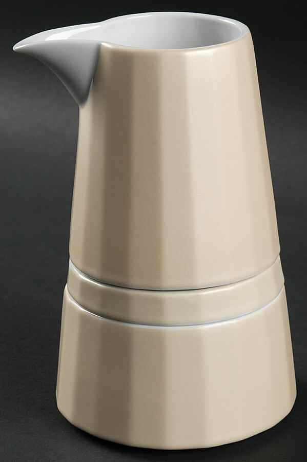 Metria Champagne Stacking Creamer & Sugar Bowl with Lid Set by Dansk-1