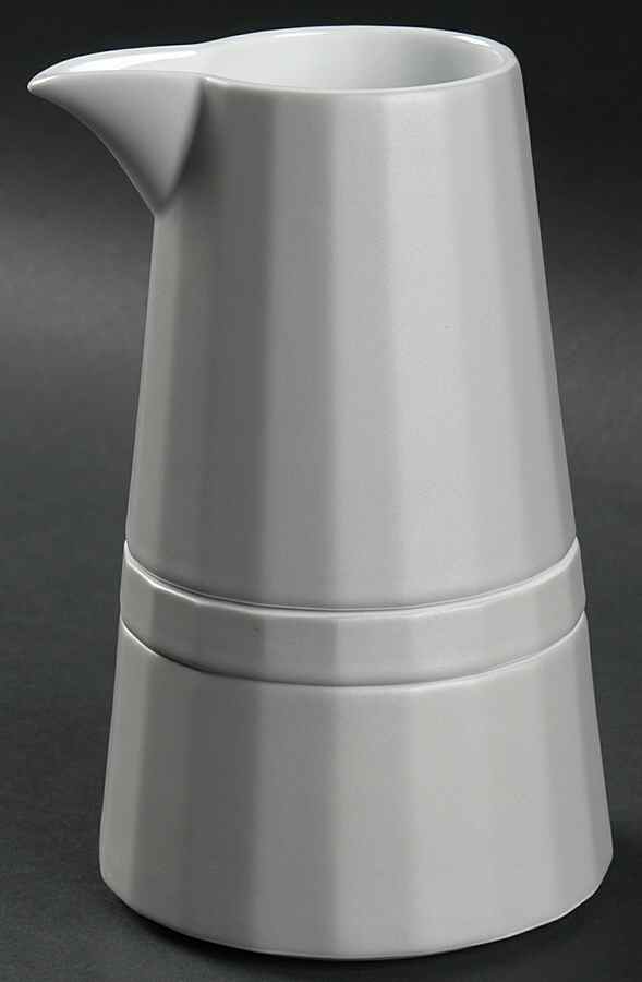 Metria Titanium Stacking Creamer & Sugar Bowl with Lid Set by Dansk-1