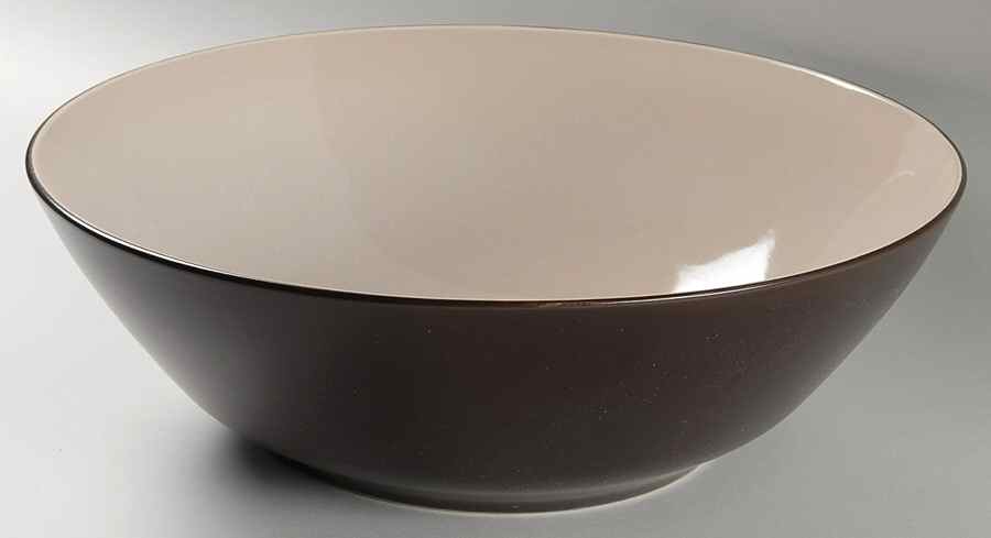 Mist Mahogany 13" Round Serving Bowl by Dansk-1