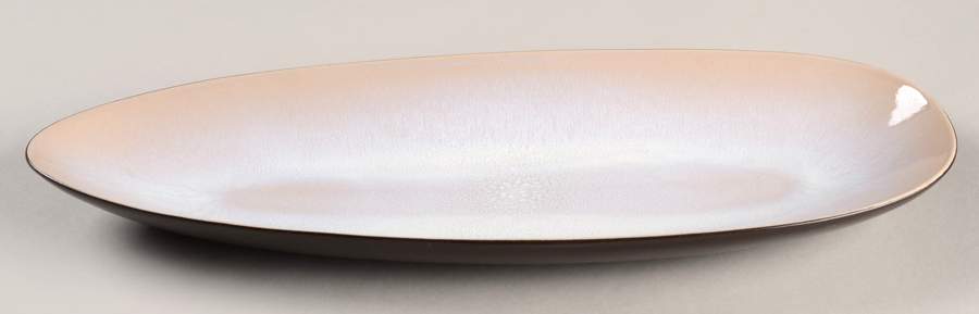Mist Mahogany Oblong Tray 14" by Dansk-1
