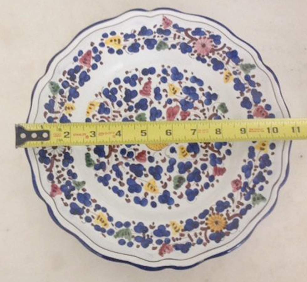 Arabesco Dinner Plate by Deruta (Italy)-1