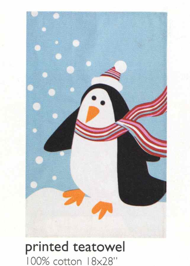Penguins Tea Towel by Danica-1