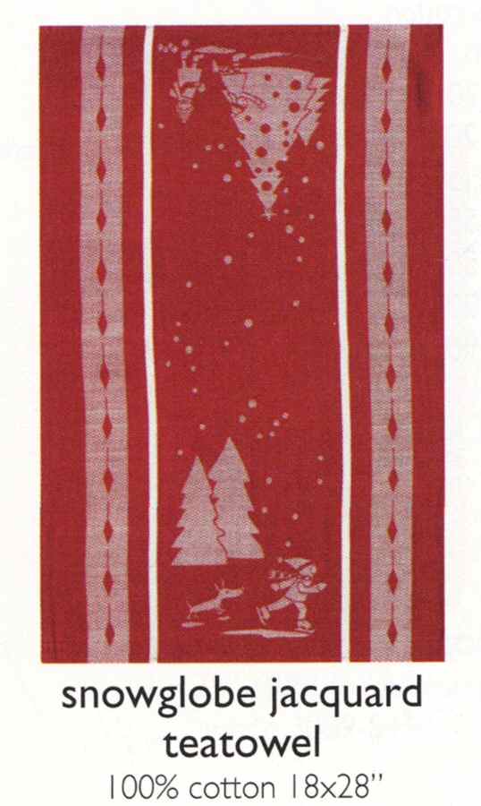 Snowglobe Tea Towel by Danica-1