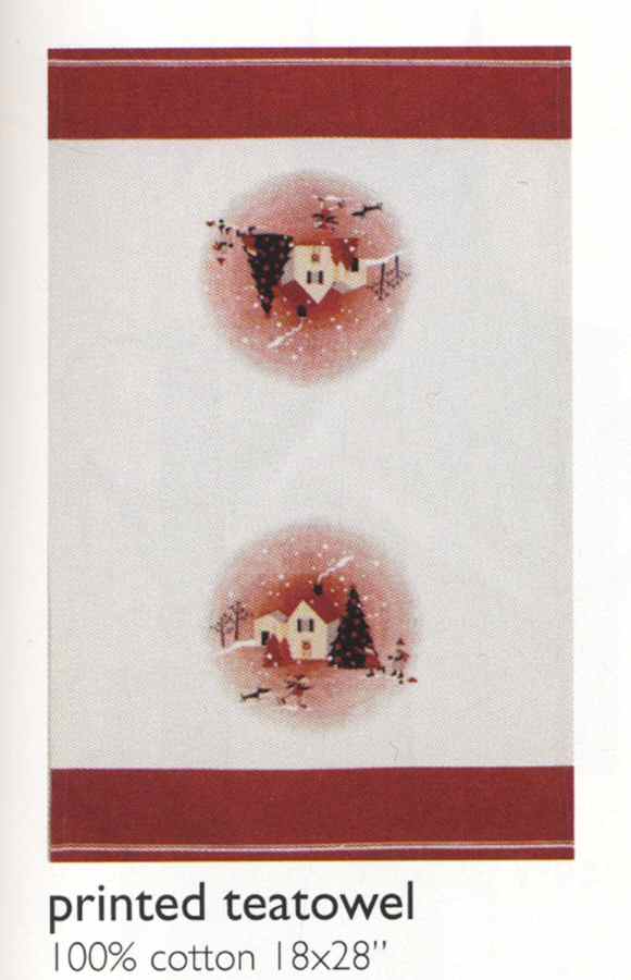 Snowglobe Tea Towel by Danica-1