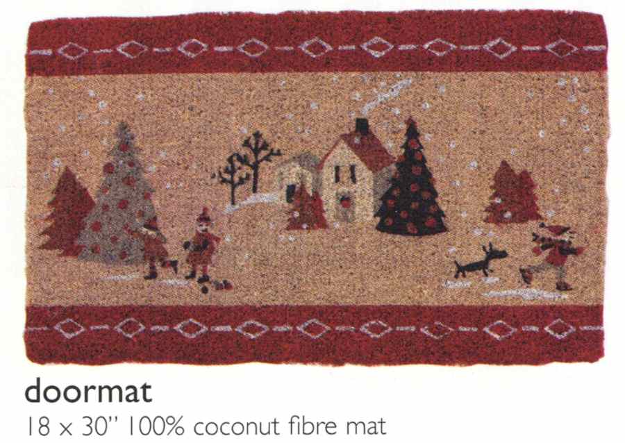 Snowglobe Doormat by Danica-1
