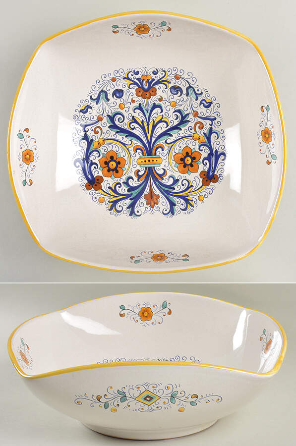 Ricco Deruta 11" Square Baker by Deruta (Italy)-1