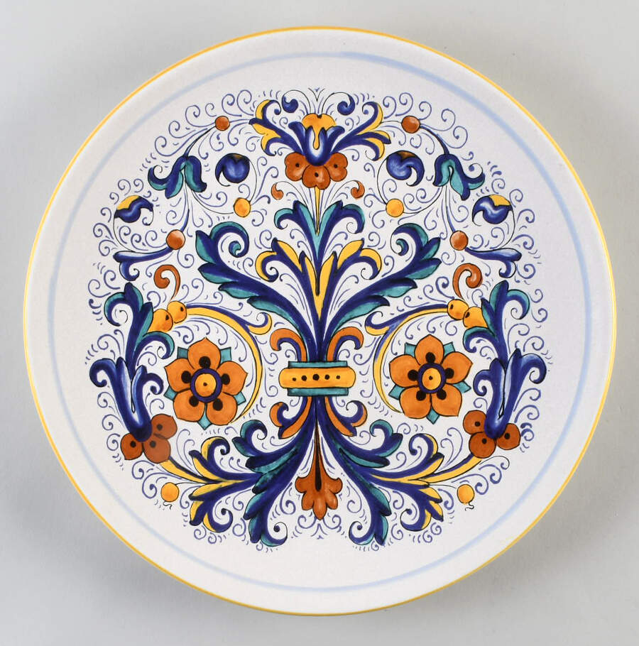 Ricco Deruta 13" Chop Plate (Round Platter) by Deruta (Italy)-1