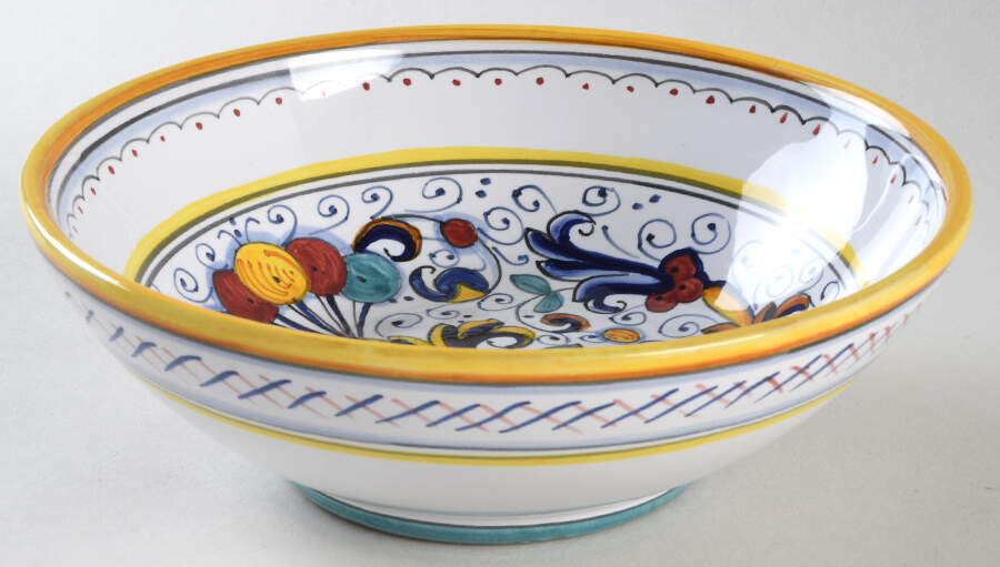 Ricco Deruta 8" Soup/Pasta Bowl by Deruta (Italy)-1