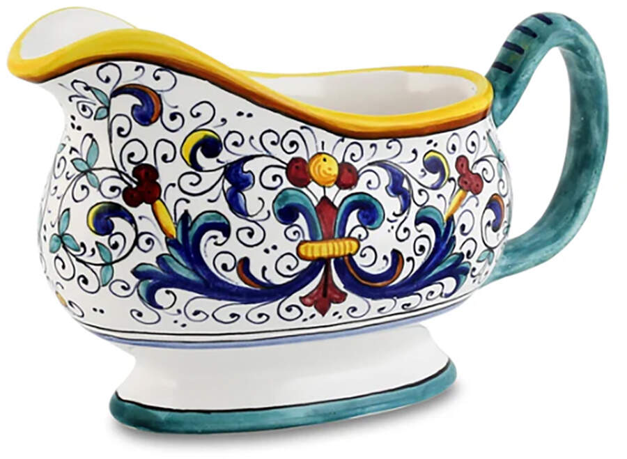Ricco Deruta Sauce Boat by Deruta (Italy)-1