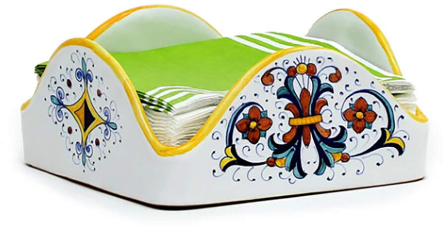 Ricco Deruta Napkin Holder by Deruta (Italy)-1