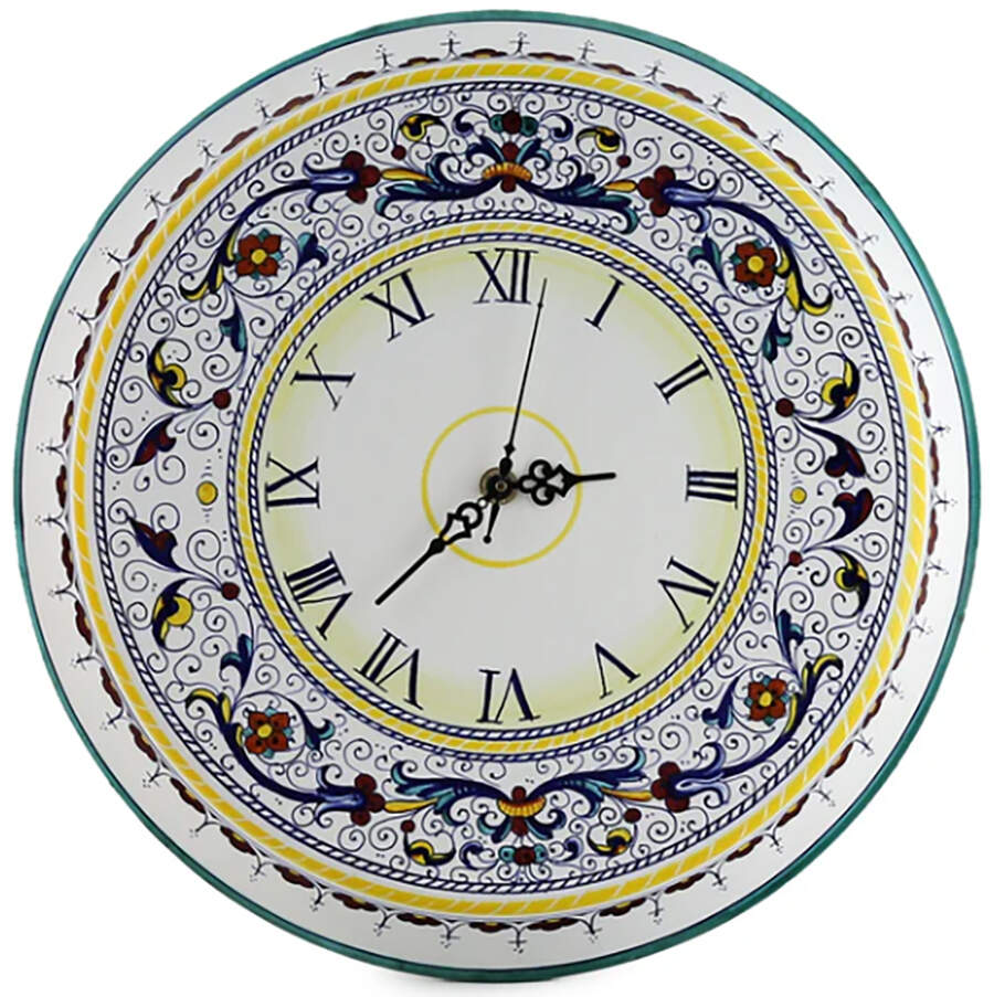 Ricco Deruta Clock Plate by Deruta (Italy)-1