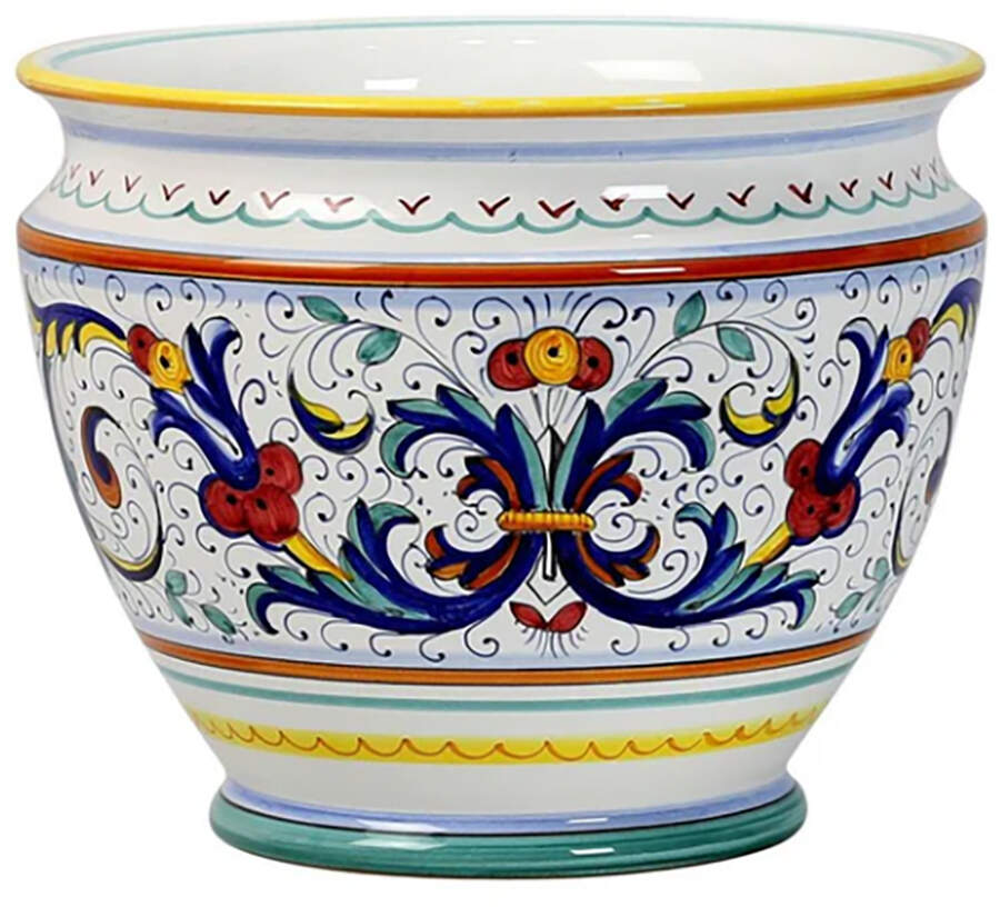 Ricco Deruta Medium Cachepot by Deruta (Italy)-1