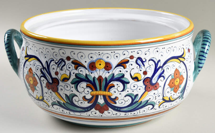 Ricco Deruta Tureen No Lid by Deruta (Italy)-1