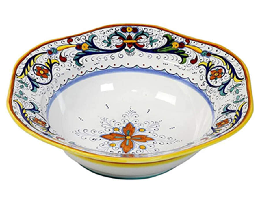 Ricco Deruta 16" Round Serving Bowl by Deruta (Italy)-1