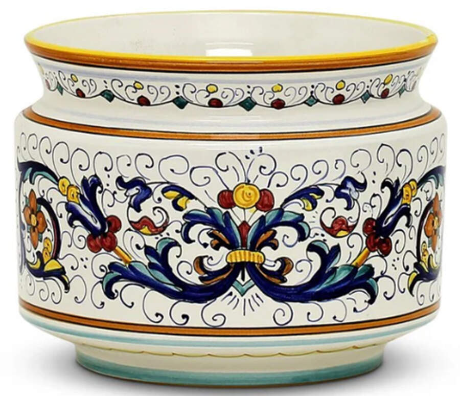 Ricco Deruta 6" Cachepot by Deruta (Italy)-1