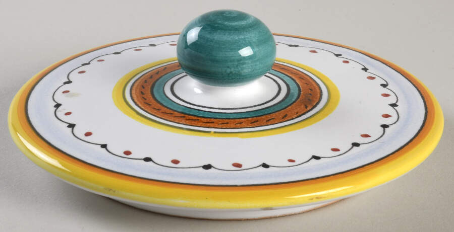 Ricco Deruta Lid for 7" Storage Jar by Deruta (Italy)-1