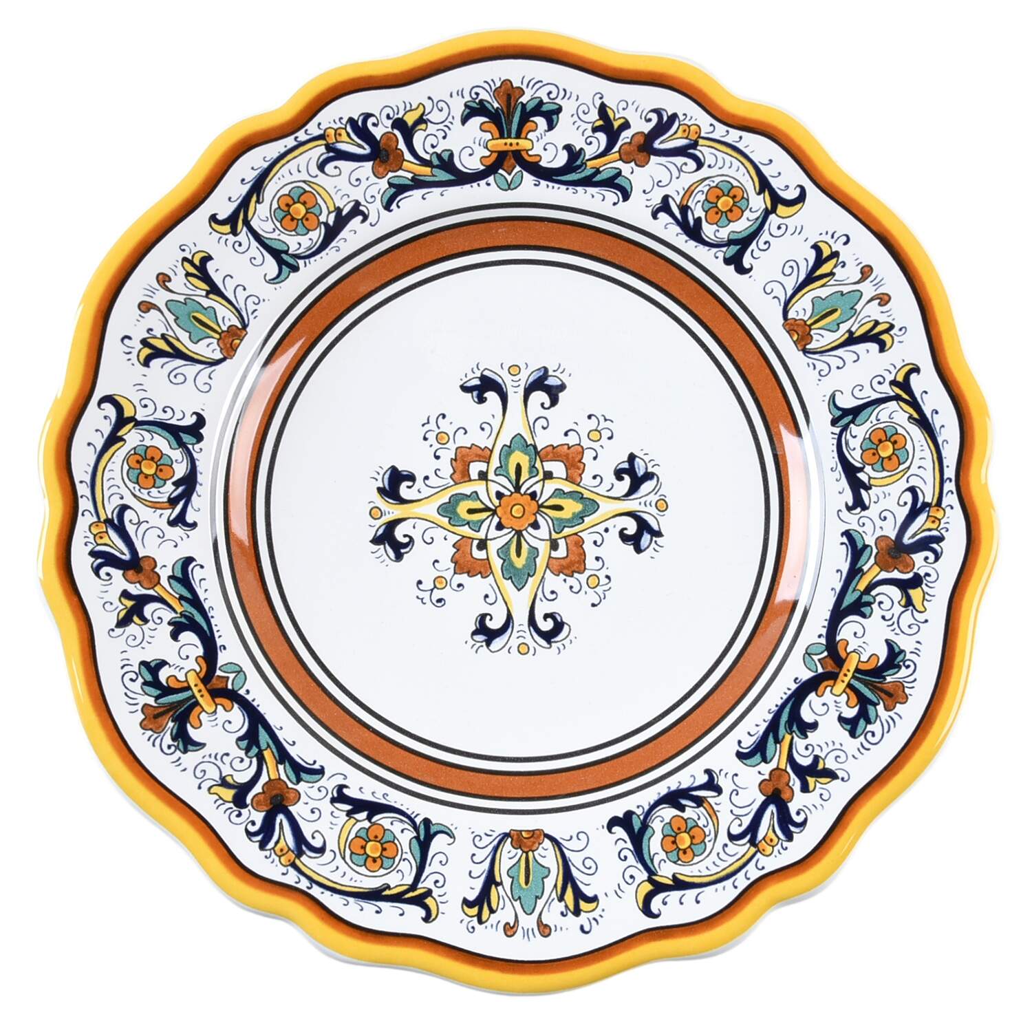 Ricco Deruta Salad Plate by Deruta (Italy)-1