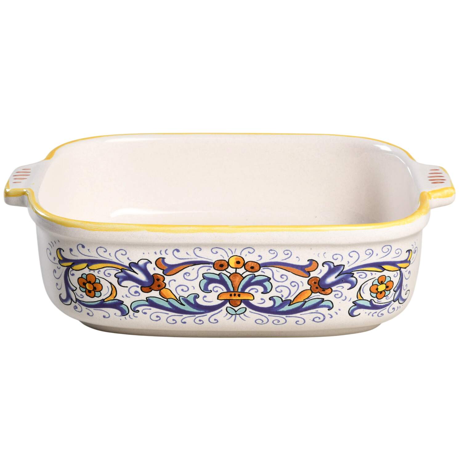 Ricco Deruta 8" Square Baker by Deruta (Italy)-1
