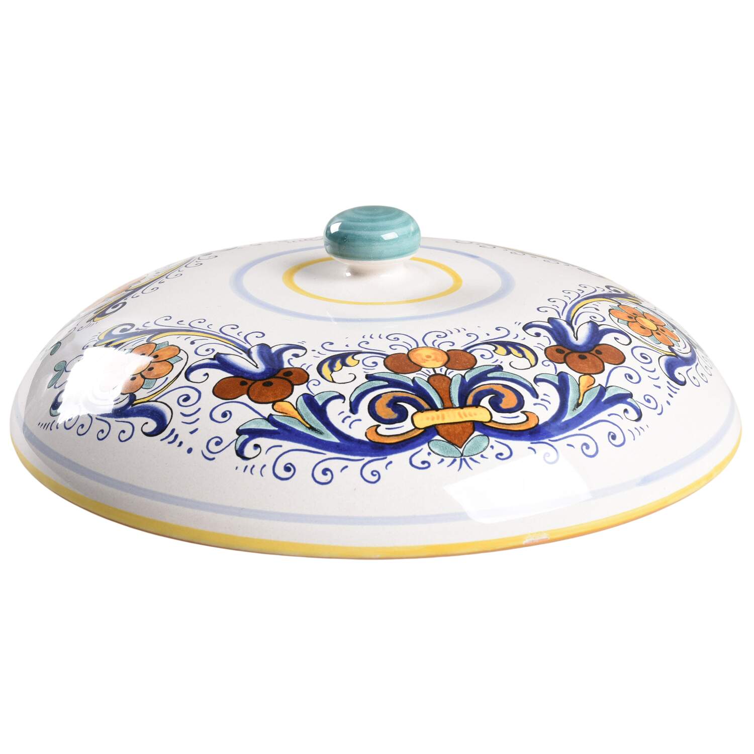 Ricco Deruta Lid for Round Vegetable by Deruta (Italy)-1