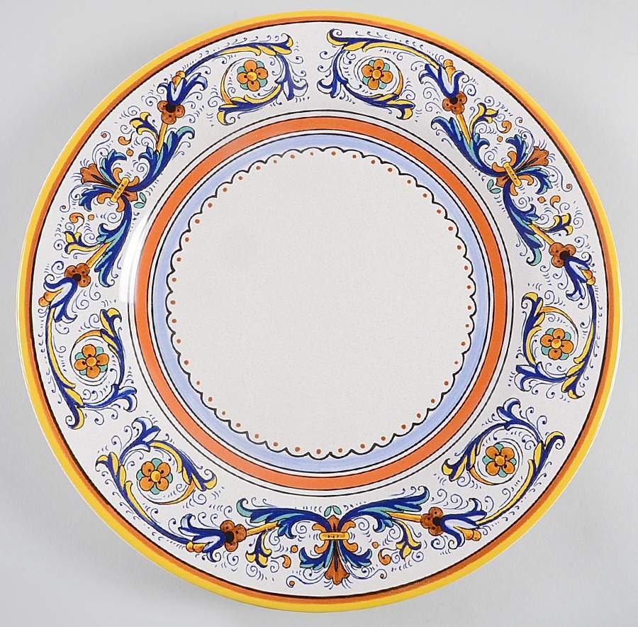 Ricco Deruta Dinner Plate by Deruta (Italy)-1