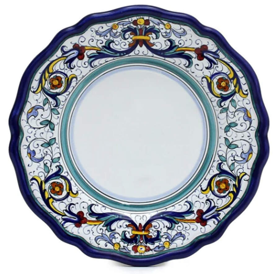 Vecchia Deruta Salad Plate by Deruta (Italy)-1