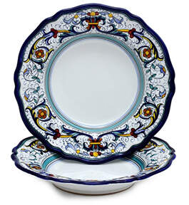 Vecchia Deruta Rim Soup Bowl by Deruta (Italy)-1