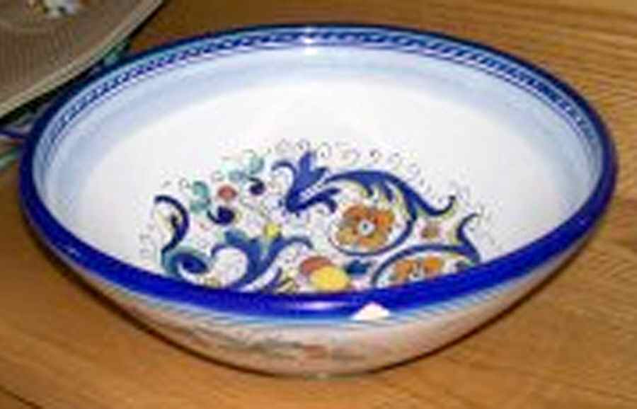 Vecchia Deruta 13" Round Serving Bowl by Deruta (Italy)-1