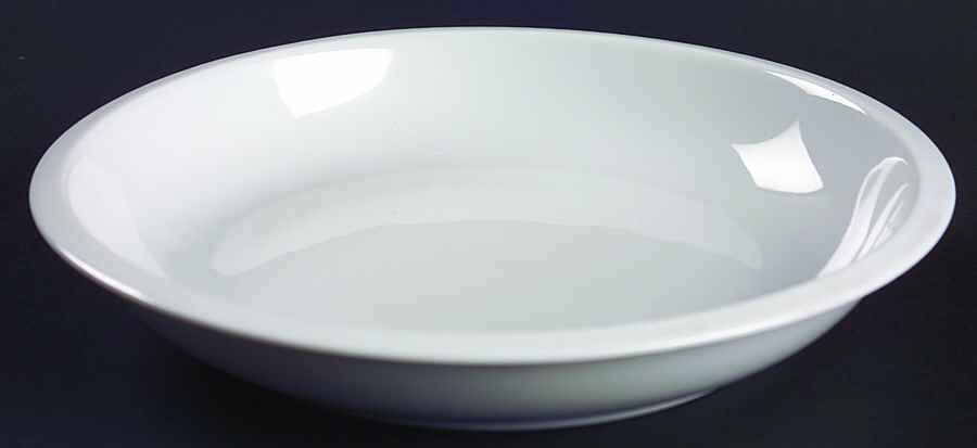 Flash of White Rim Soup Bowl by Denby-Langley-1