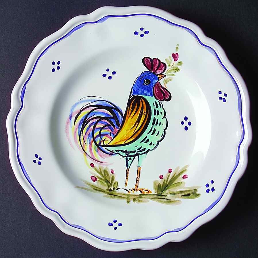 DER51 Salad Plate by Deruta (Italy)-1