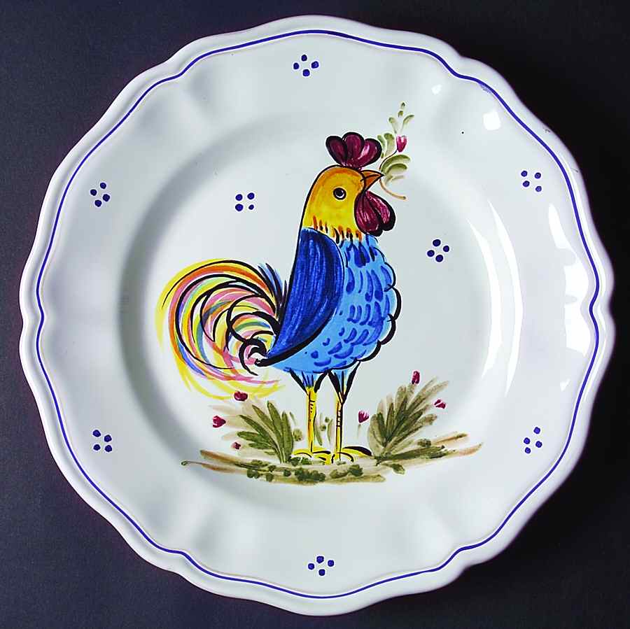 DER51 Dinner Plate by Deruta (Italy)-1