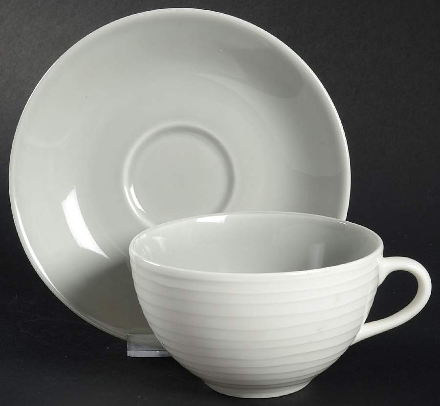 DSH3 Flat Cup & Saucer Set by Design House-1