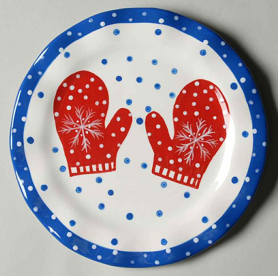 Hits the Spot Salad Plate by Demdaco-1