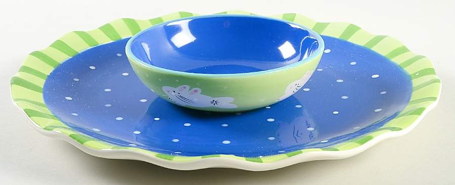 Hits the Spot 2 Piece Chip/Dip Set by Demdaco-1