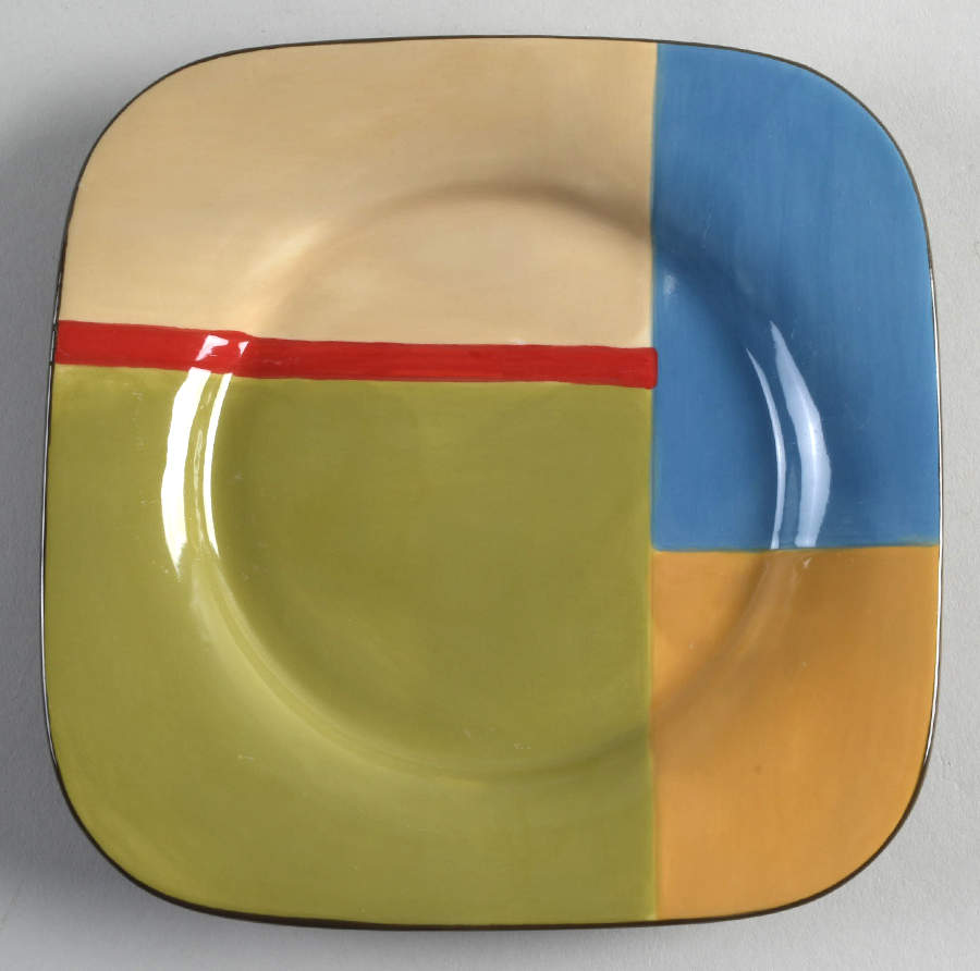 Crossroads Square Salad Plate by Demdaco-1