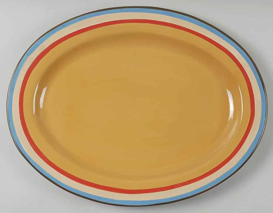 Crossroads 17" Oval Serving Platter by Demdaco-1